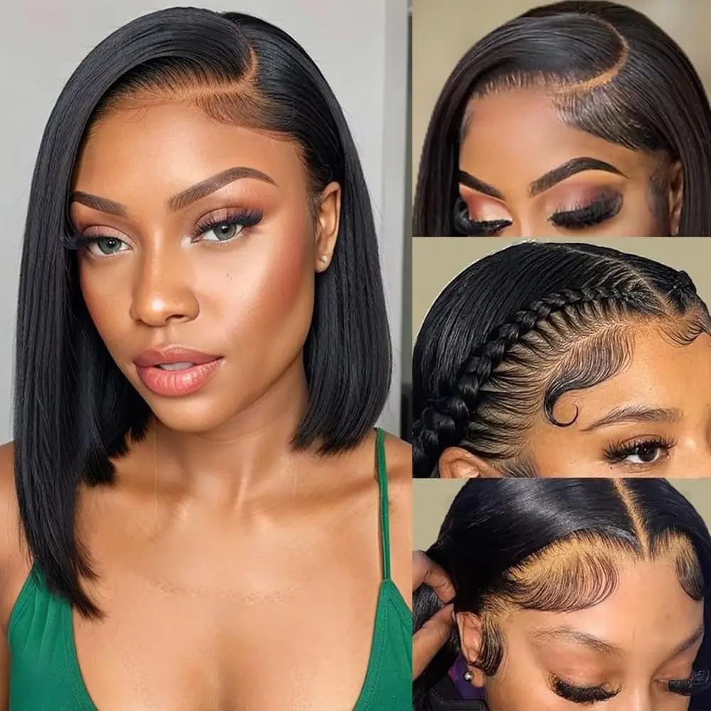 613 13x6 Lace Front Wig Human Hair 30 Inch Body Wave Blonde Wig, 200% Density Pre Plucked Blonde HD Lace Frontal Wig for Black Women