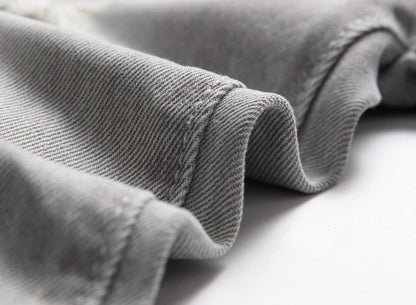 Boy's Skinny Fit Comfy Jeans Ripped Destroyed Distressed Stylish Slim Washed Denim Jeans Pants