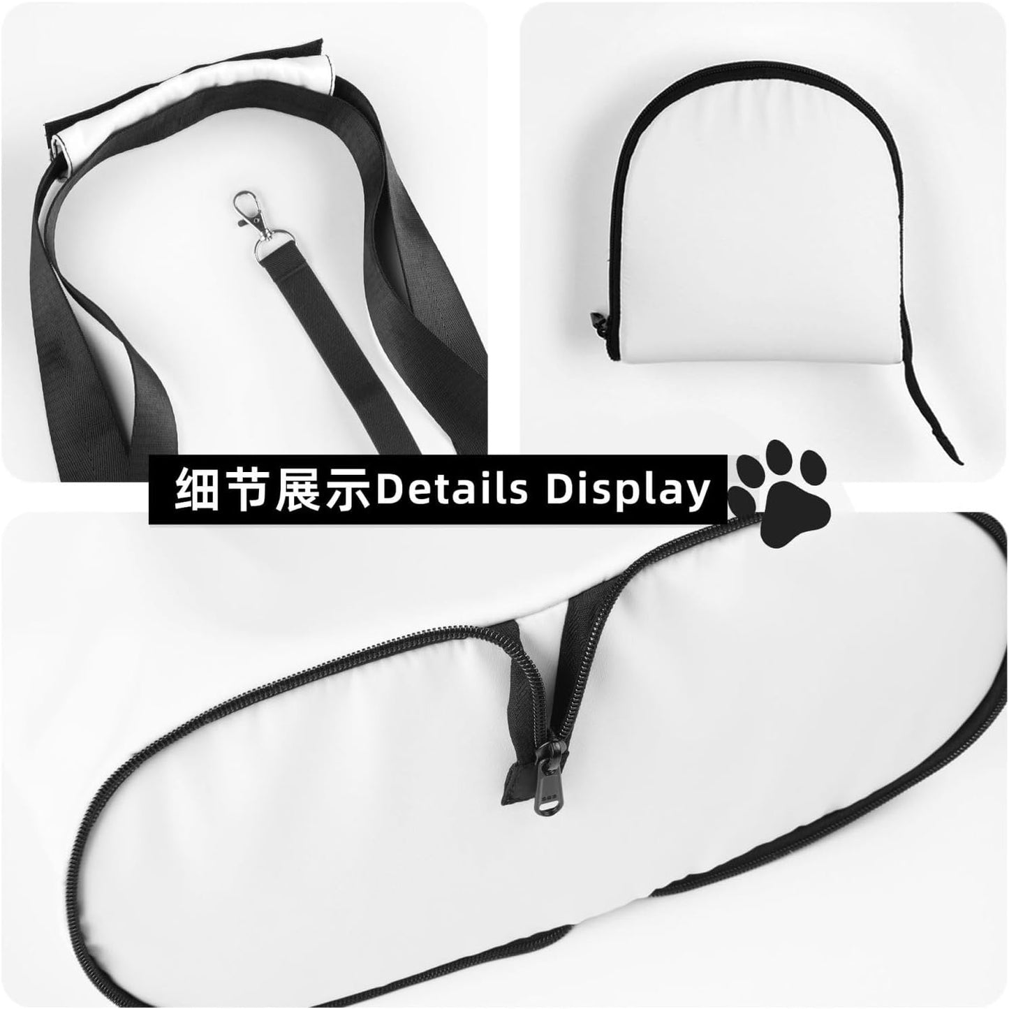 Summer is Here Pet Sling Carrier for Small Dog Cats Puppy Portable Tote Bag Pouch for Outdoor Travel Hiking