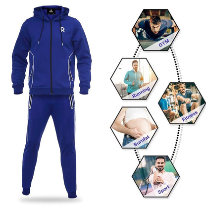 R RAMBLER 1985 Men's Tracksuit Active fashion Hoodie outifts zip sweatsuit set jogger sportswear