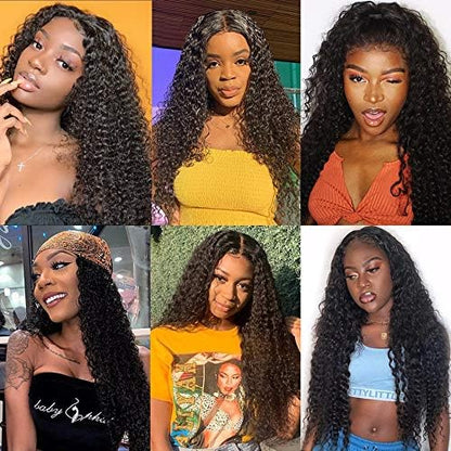 613 13x6 Lace Front Wig Human Hair 30 Inch Body Wave Blonde Wig, 200% Density Pre Plucked Blonde HD Lace Frontal Wig for Black Women