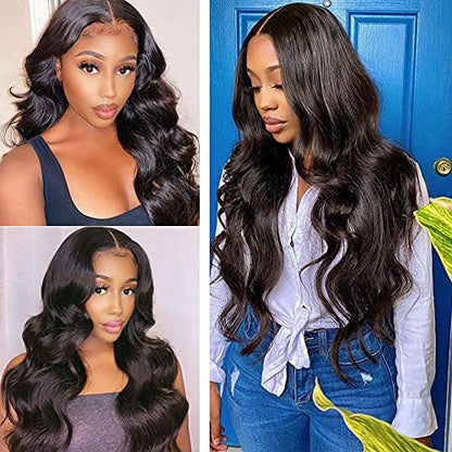 Hd Closure 5x5 Straight Closure 5x5 Transparent Lace Closure 12A Virgin Remy Human Hair Frontal Closure Pre Plucked With Baby Hair Natural Black Color(14inch)