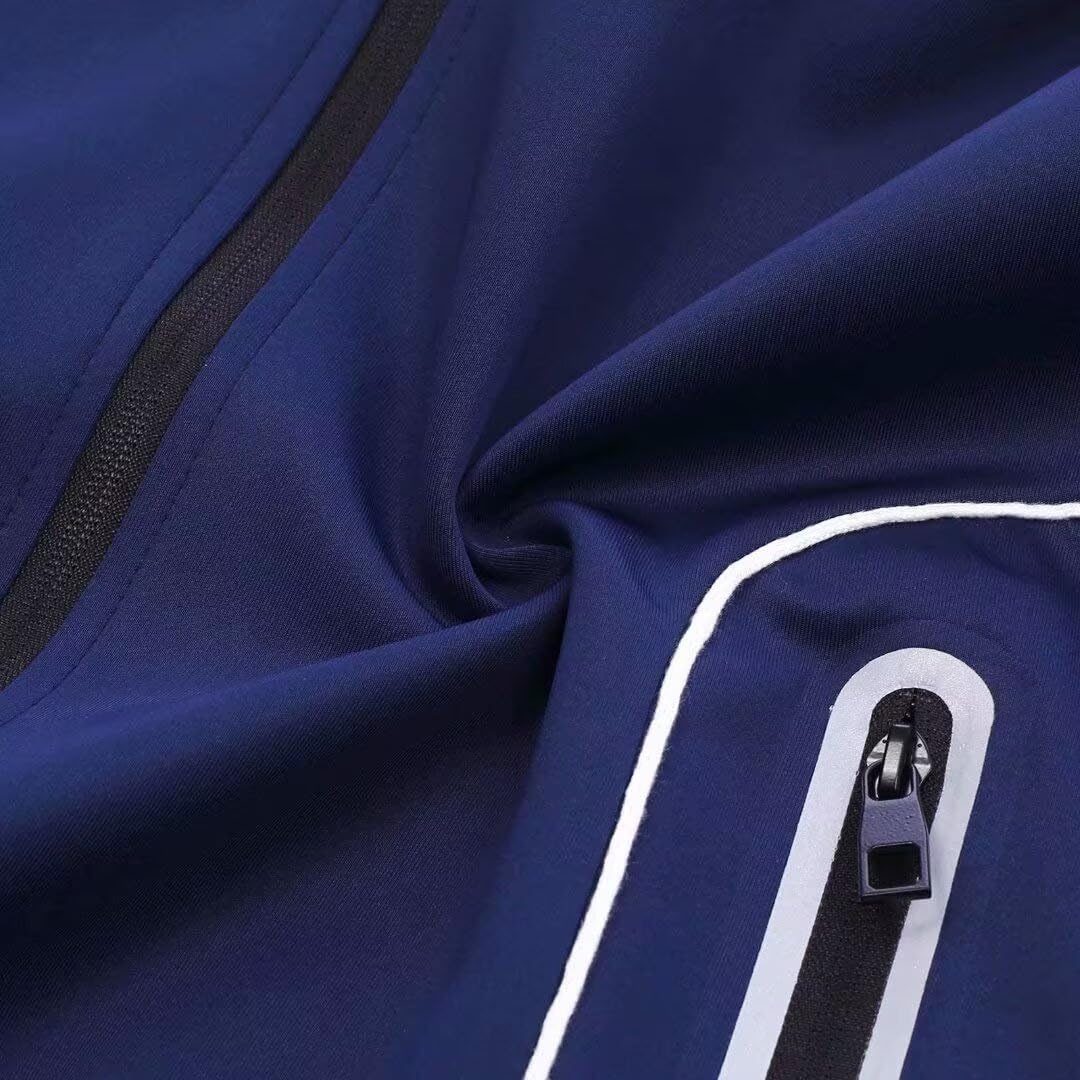 R RAMBLER 1985 Men's Tracksuit Active fashion Hoodie outifts zip sweatsuit set jogger sportswear