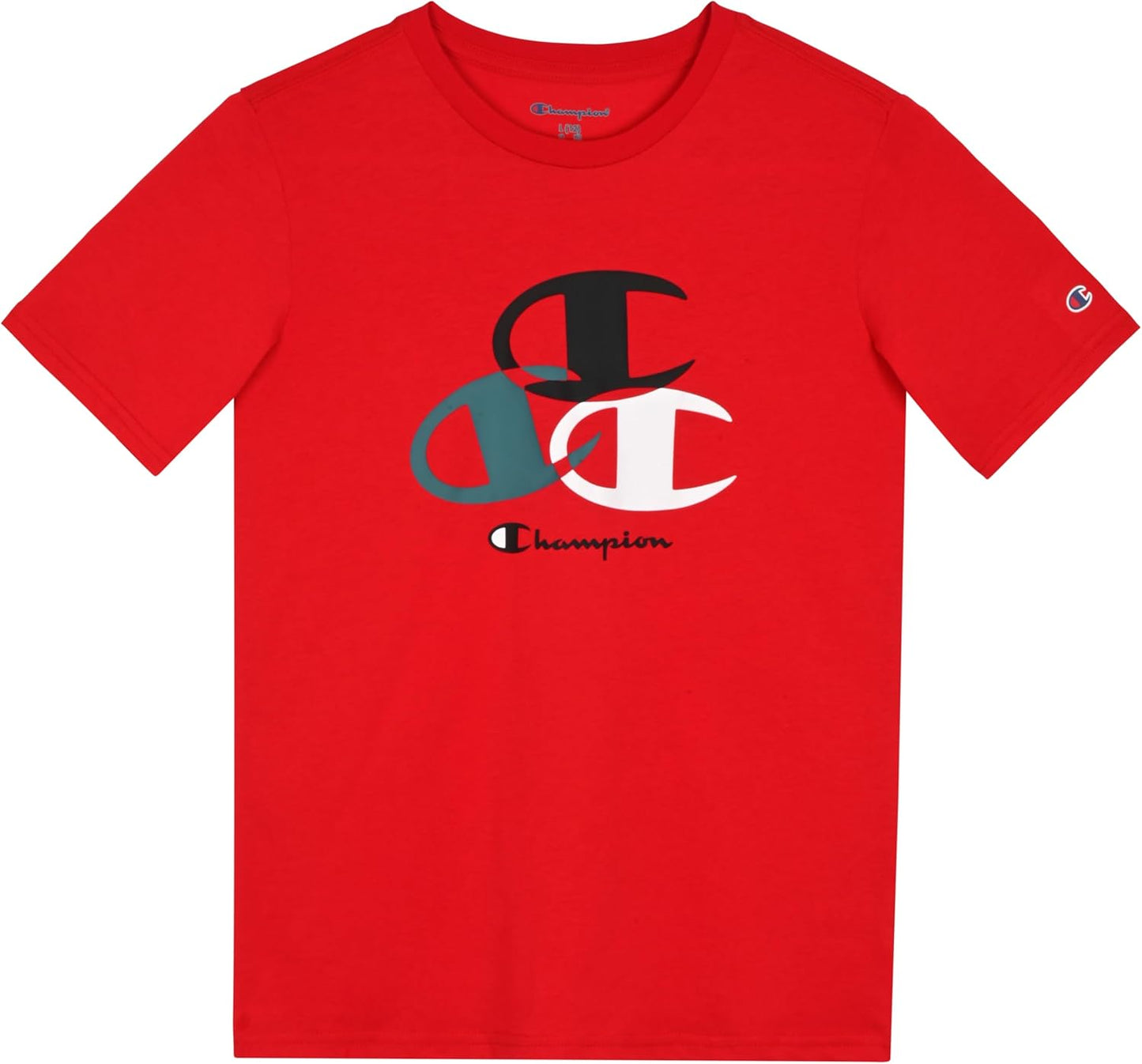 Champion Boys Sweatsuit Set for Kids 3 Piece Boys Hoodie Jogger and Tee Shirt Tracksuit Outfit