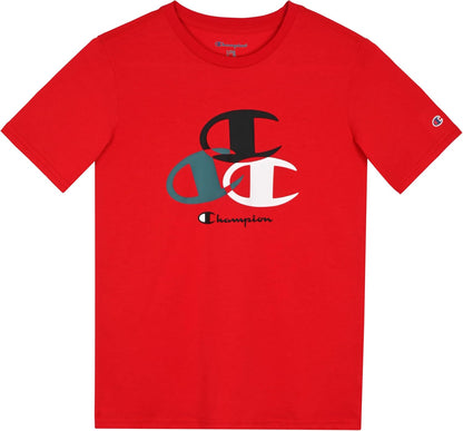 Champion Boys Sweatsuit Set for Kids 3 Piece Boys Hoodie Jogger and Tee Shirt Tracksuit Outfit