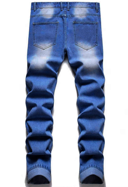 Boy's Skinny Fit Ripped Destroyed Distressed Fashion Kids Denim Jeans Pants