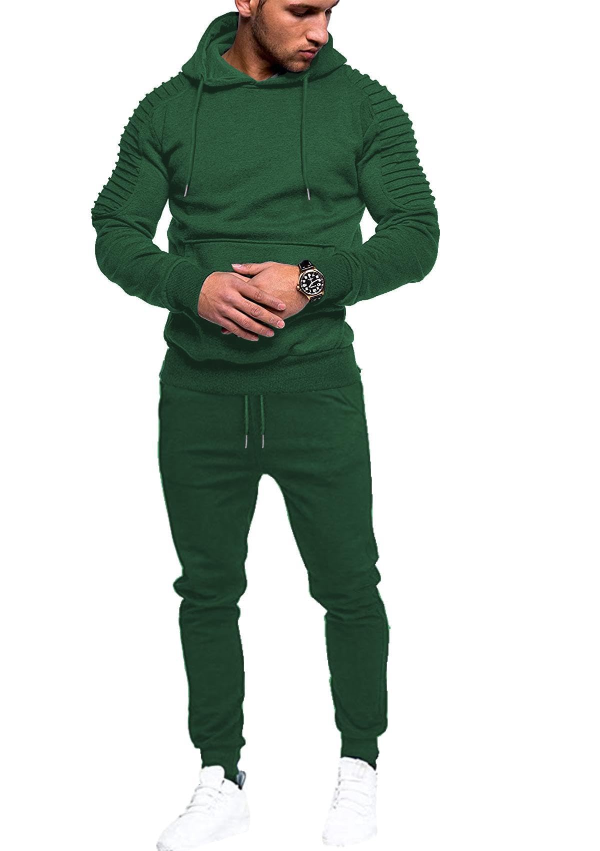 COOFANDY Men's Tracksuit 2 Piece Hoodie Sweatsuit Sets Casual Jogging Athletic Suits