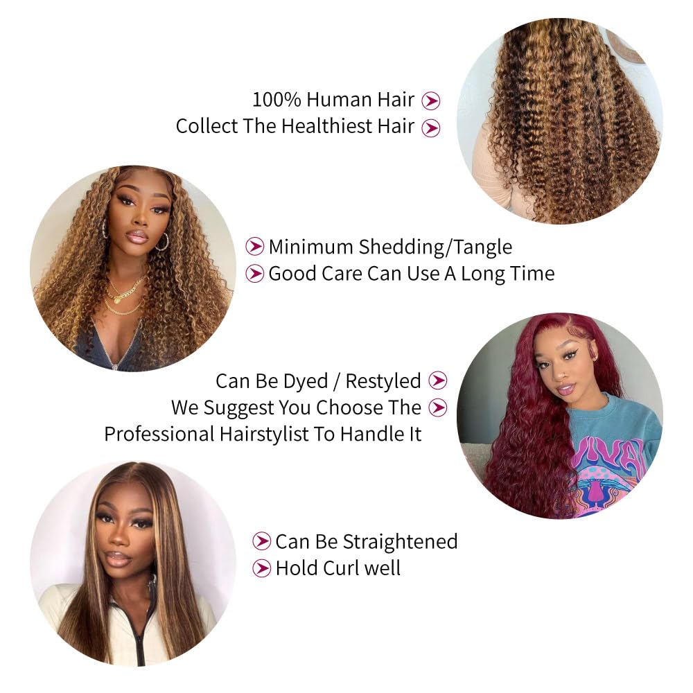 Water Wave 13x6 HD Transparent Lace Front Wigs Human Hair 180 Density Wet and Wavy Human Hair Wigs for Women Curly Lace Front Wig Human Hair Pre Plucked with Baby Hair Natural Color (18 Inch)