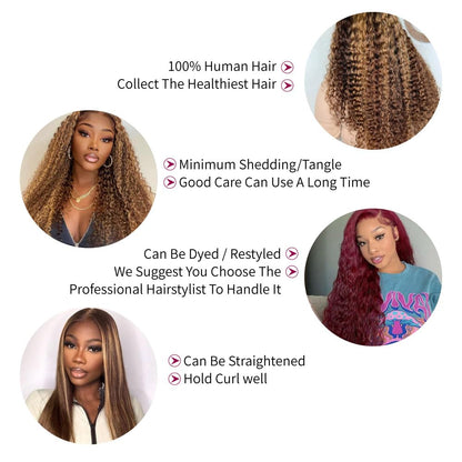 Water Wave 13x6 HD Transparent Lace Front Wigs Human Hair 180 Density Wet and Wavy Human Hair Wigs for Women Curly Lace Front Wig Human Hair Pre Plucked with Baby Hair Natural Color (18 Inch)