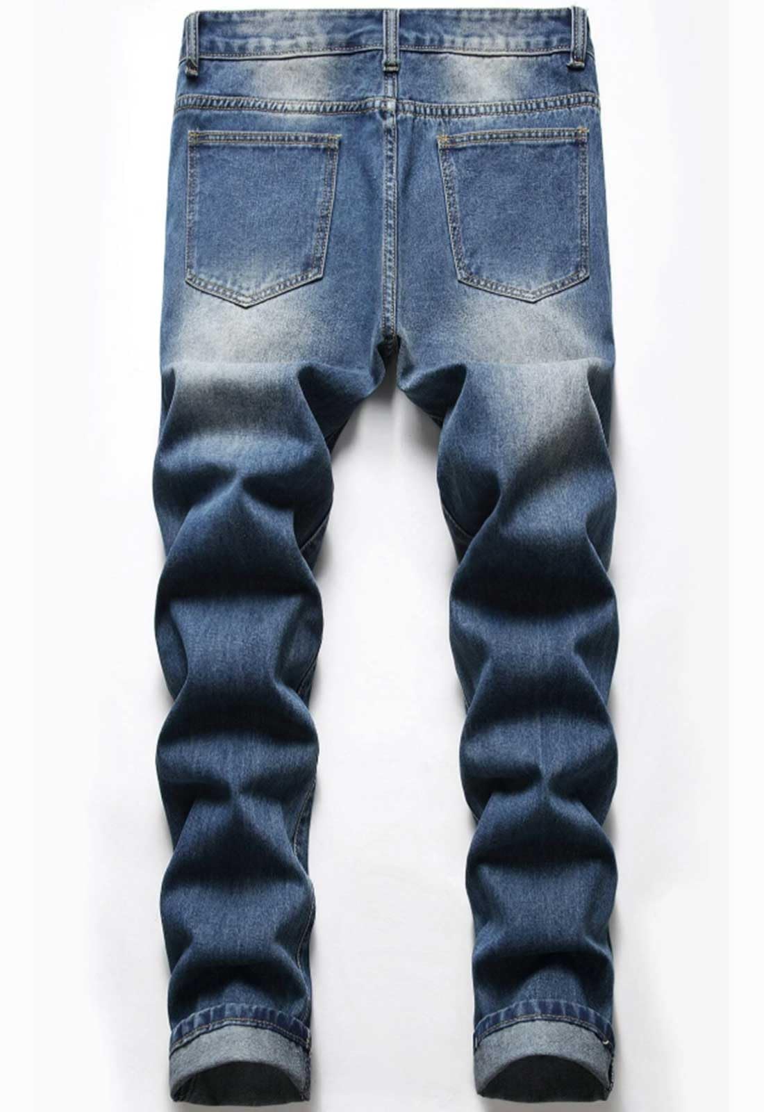 Boy's Skinny Fit Ripped Destroyed Distressed Fashion Kids Denim Jeans Pants