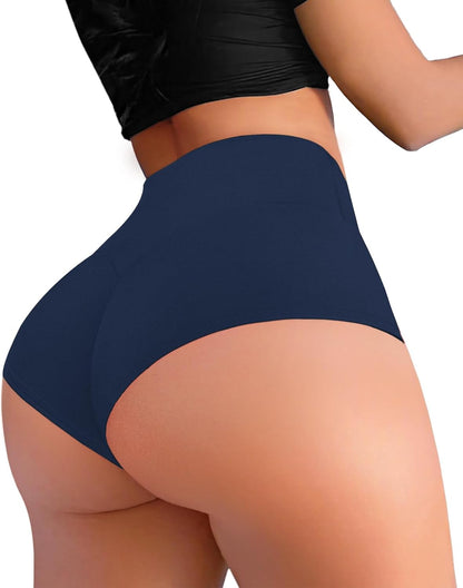 Cut Out Yoga Shorts Booty Butt Lifting Scrunch Shorts High Waisted Workout Gym Active Hot Pants