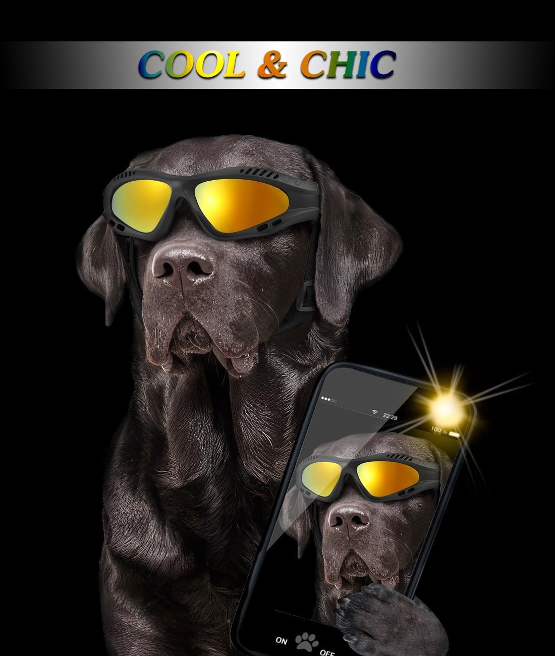 Small Dog Sunglasses UV Protection Goggles Eye Wear Protection with Adjustable Strap Doggy Heart Shape Anti-Fog Sunglasses for Pet Dogs Sun Glasses Doggie Windproof Glasses, Pink