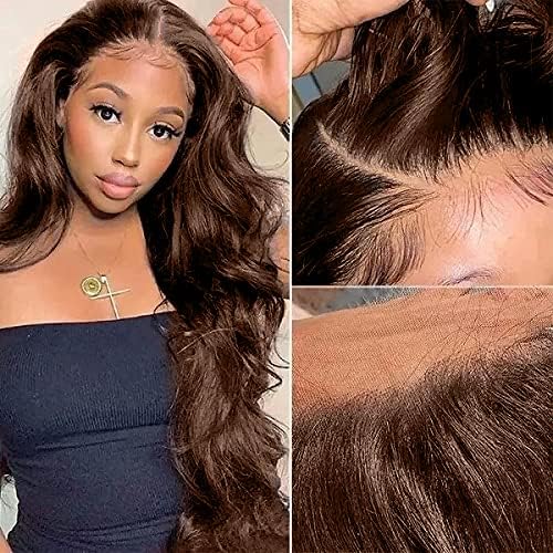 250 Density Curly Lace Front Wigs Human Hair Pre Plucked Hairline Glueless Wig 13x6 HD Lace Frontal Wigs for Women Ginger Orange Colored Ombre Wig Brazilian Virgin Hair 24 Inch