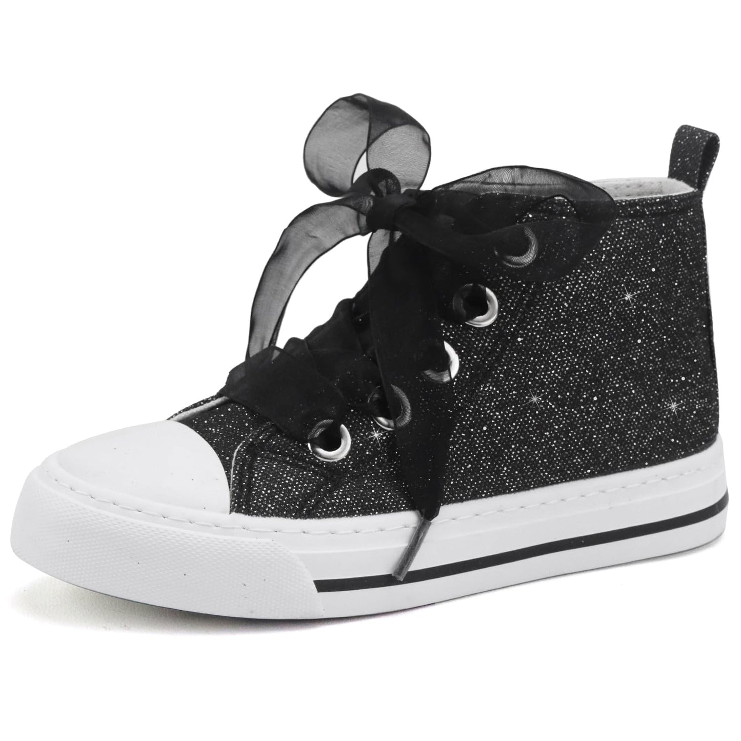 Toandon Kids Adorable Fashion High Top Casual Canvas Sneakers