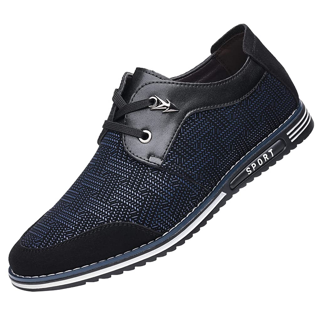 Veslesth Men Casual Shoes Sneakers Loafers Comfort Walking Shoes Fashion Driving Shoes Luxury Leather Shoes for Male Business Work Office Dress Outdoor