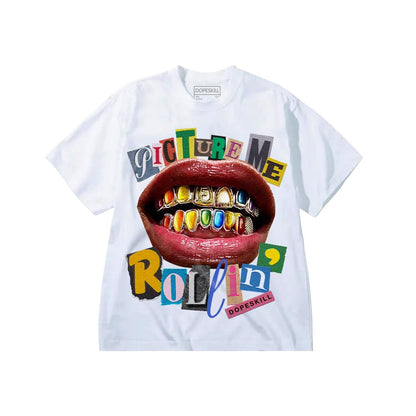 DopeSkill Graphic Tee Streetwear Hypebeast Hip Hop Unisex Premium T-Shirt Sneaker Colour Matching Shirts Gift for Sneakerhead