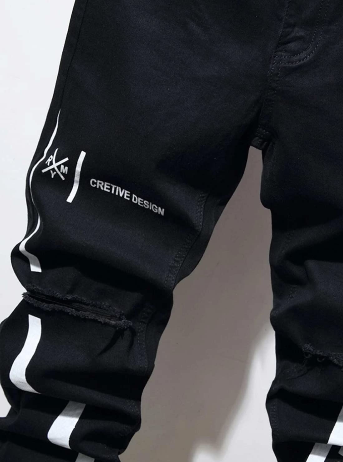 Boy's Skinny Fit Ripped Destroyed Distressed Fashion Kids Denim Jeans Pants