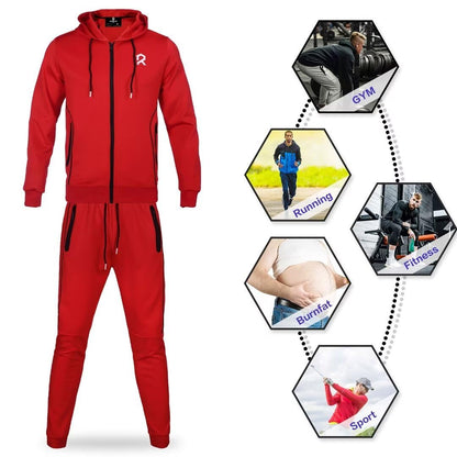 R RAMBLER 1985 Men's Tracksuit Active fashion Hoodie outifts zip sweatsuit set jogger sportswear