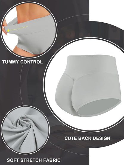 Cut Out Yoga Shorts Booty Butt Lifting Scrunch Shorts High Waisted Workout Gym Active Hot Pants