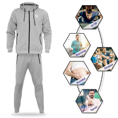 R RAMBLER 1985 Men's Tracksuit Active fashion Hoodie outifts zip sweatsuit set jogger sportswear