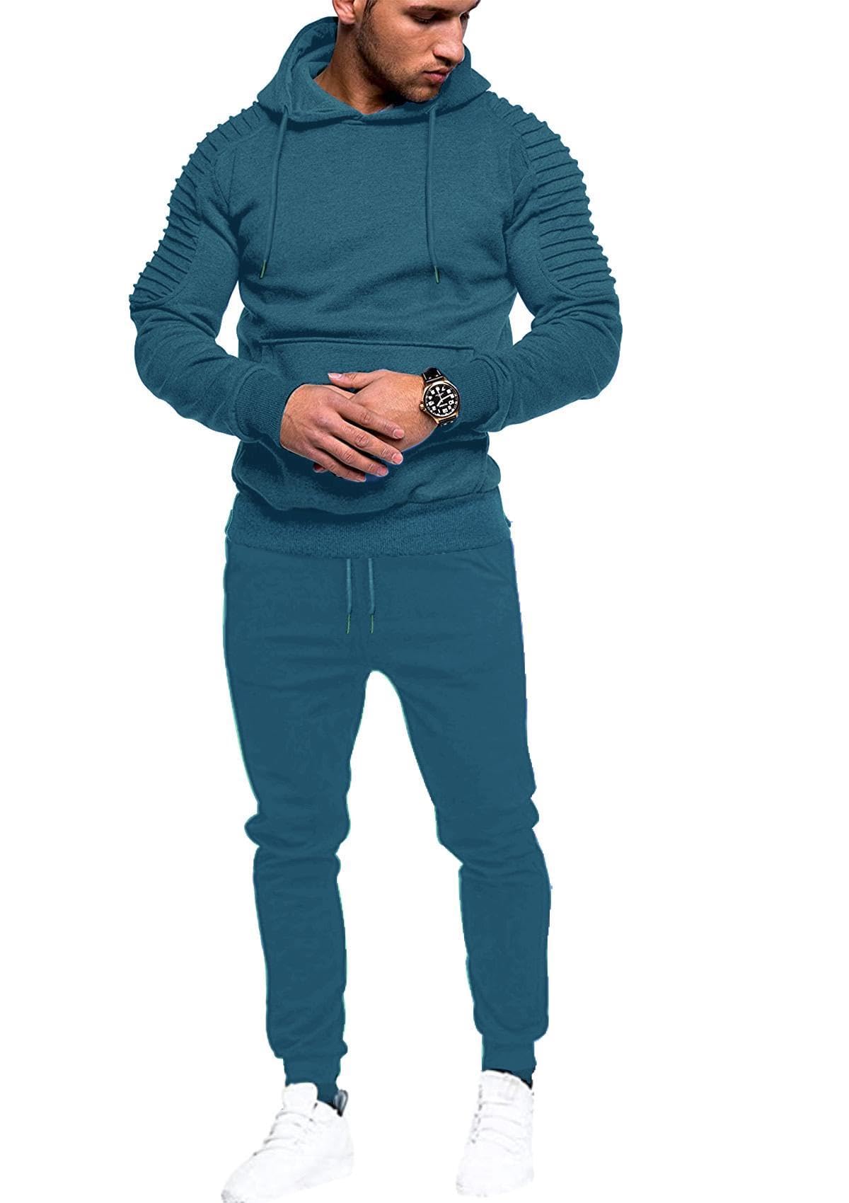 COOFANDY Men's Tracksuit 2 Piece Hoodie Sweatsuit Sets Casual Jogging Athletic Suits