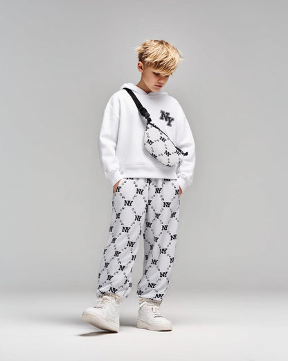 PureChapter Boys' Fashion 3Pcs Pullover Hoodies Sweatshirt Suit Crossbody Bag Stylish Clothes Kids Clothes