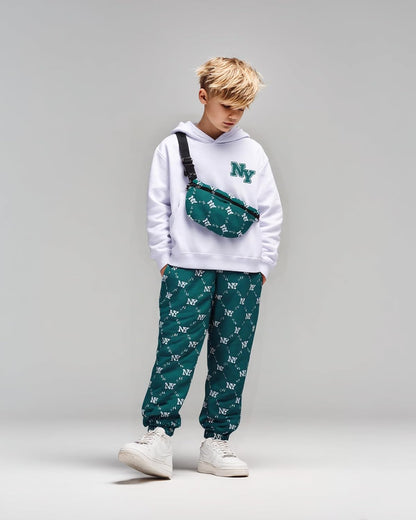 PureChapter Boys' Fashion 3Pcs Pullover Hoodies Sweatshirt Suit Crossbody Bag Stylish Clothes Kids Clothes