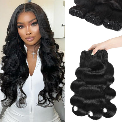 12A Human Hair Bundles with Closure Body Wave Bundles 20 22 24+18 Inch 5X5 HD Lace Closure Human Hair 100% Brazilian Virgin Hair Extensions 3 Bundles Deals Hair Quick Weave Bundle for Women