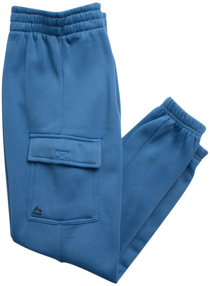 RBX Boys Pants Set - 3 Piece Zip Up Puffer Vest, Crew Neck Long Sleeve T Shirt and Fleece Joggers for Boys (Sizes: 4-12)