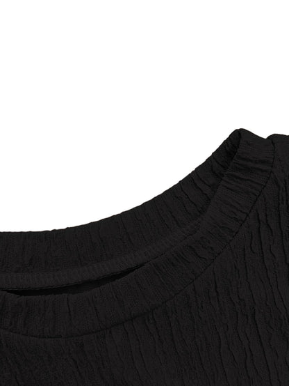 Womens Trendy Ribbed Knit 2 Piece Outfit Sleeveless Crop Top and High Waist Wide Leg Pants Matching Lounge Set