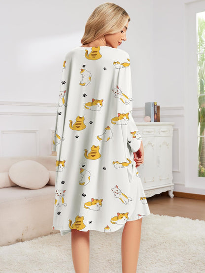Plus Size Moo Moos for Women Oversized Sleep Shirts for Women Oversized Nightgown with Pocket Fit S-5XL
