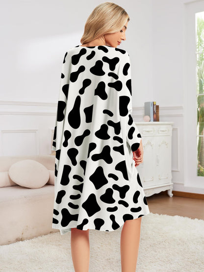 Plus Size Moo Moos for Women Oversized Sleep Shirts for Women Oversized Nightgown with Pocket Fit S-5XL