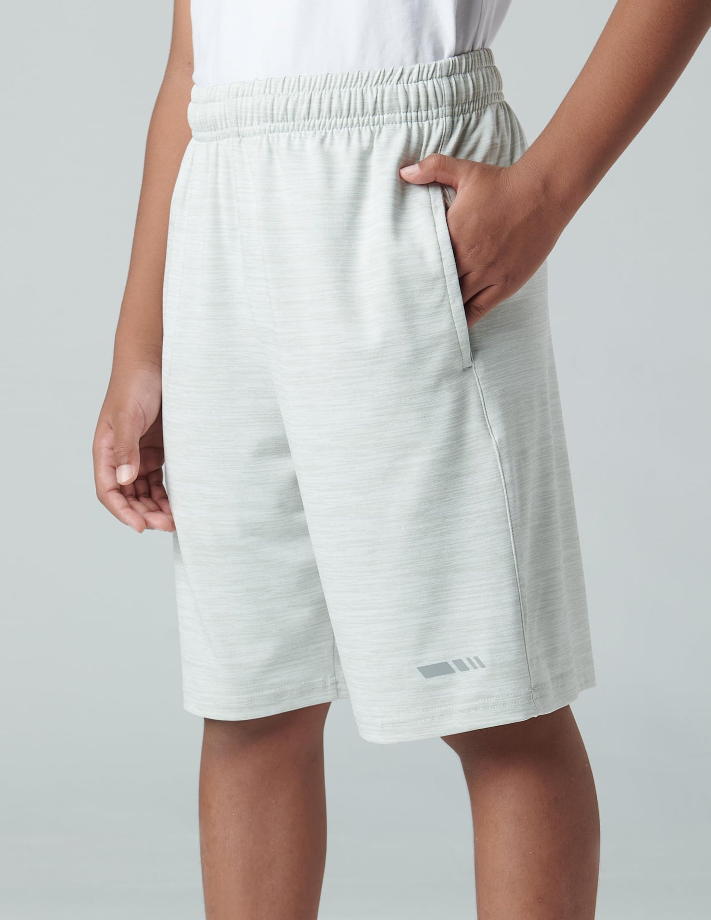 Liberty Imports 5 Pack Big Boys Youth Athletic Mesh Basketball Shorts with Pockets Quick Dry Activewear