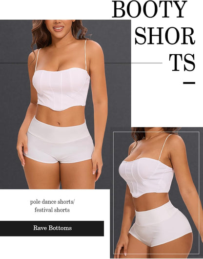 Cut Out Yoga Shorts Booty Butt Lifting Scrunch Shorts High Waisted Workout Gym Active Hot Pants