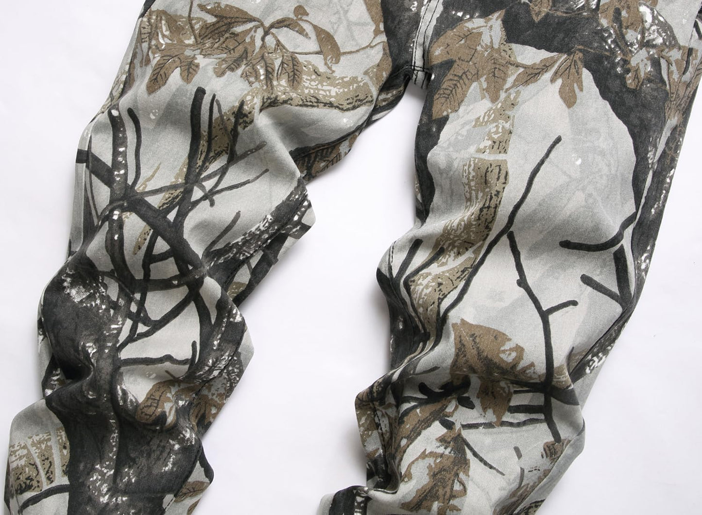 Boy's Skinny Fit Cotton Camo Jeans, Camouflage Printed Fashion Casual Pants