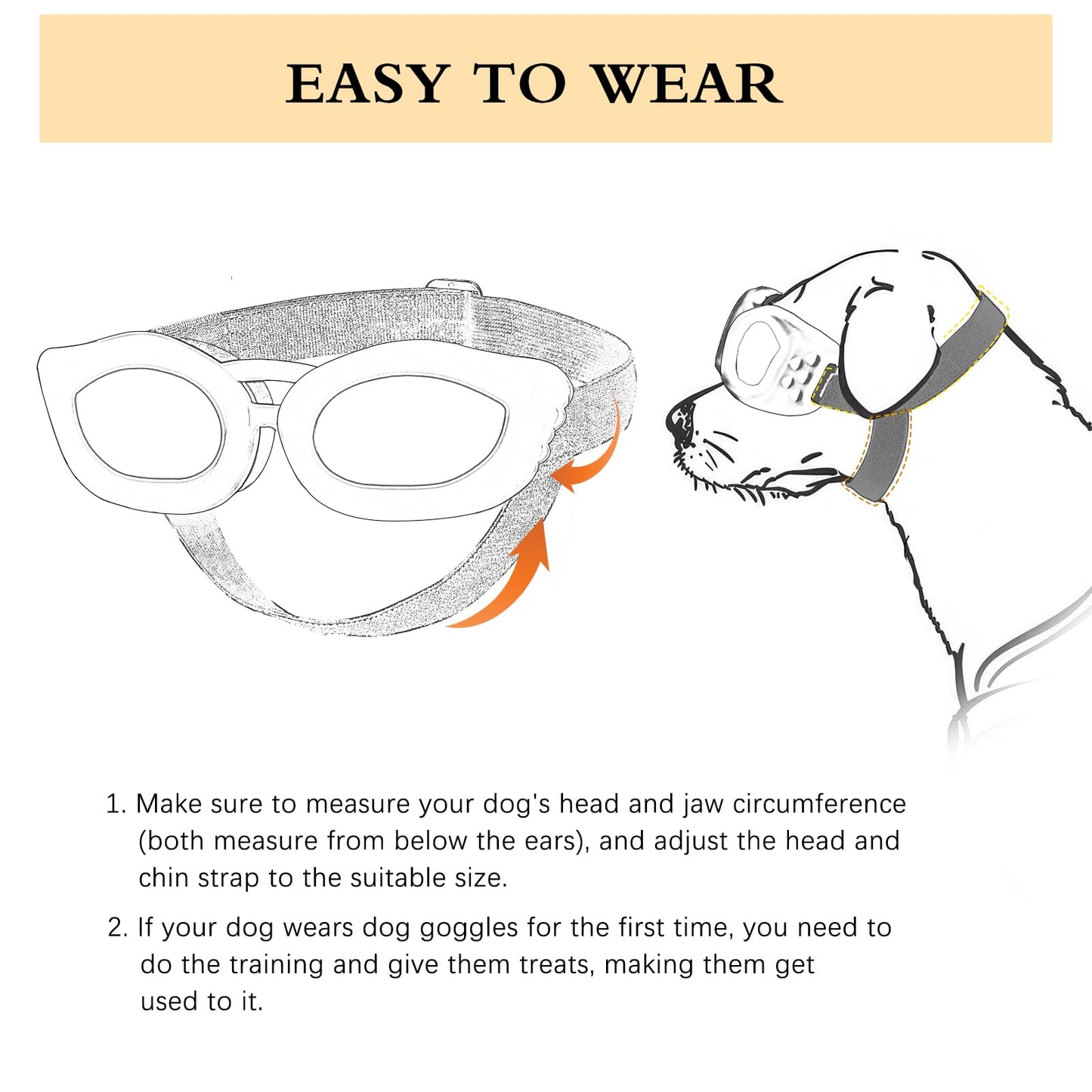 Small Dog Sunglasses UV Protection Goggles Eye Wear Protection with Adjustable Strap Doggy Heart Shape Anti-Fog Sunglasses for Pet Dogs Sun Glasses Doggie Windproof Glasses, Pink