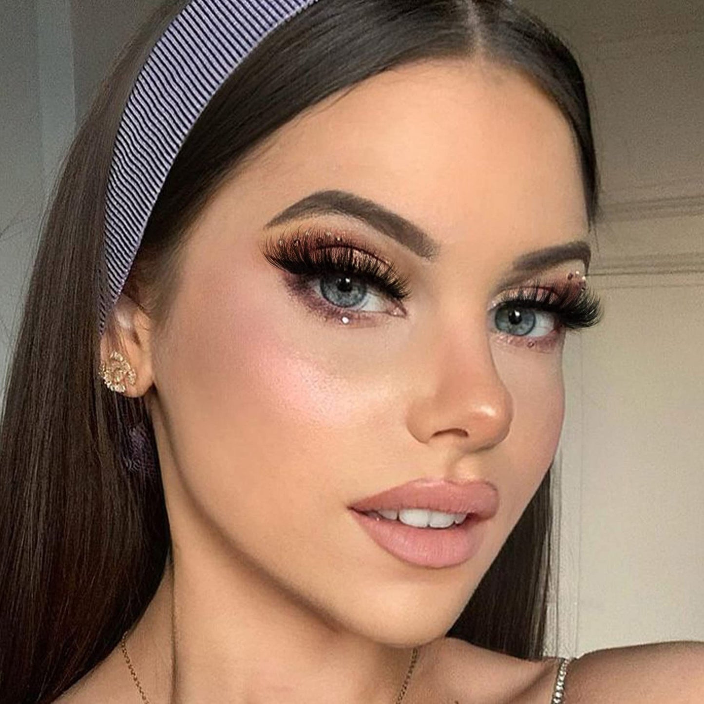 Mink Lashes Fluff False Eyelashes 20-22mm Dramatic Full Wispy Eye Lashes 8D Volume Curly Fake Eyelashes 7 Pairs Faux Mink Lashes Multipack by TOOCHUNAG