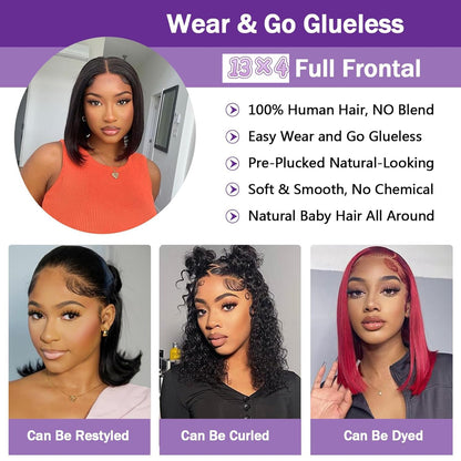 613 13x6 Lace Front Wig Human Hair 30 Inch Body Wave Blonde Wig, 200% Density Pre Plucked Blonde HD Lace Frontal Wig for Black Women