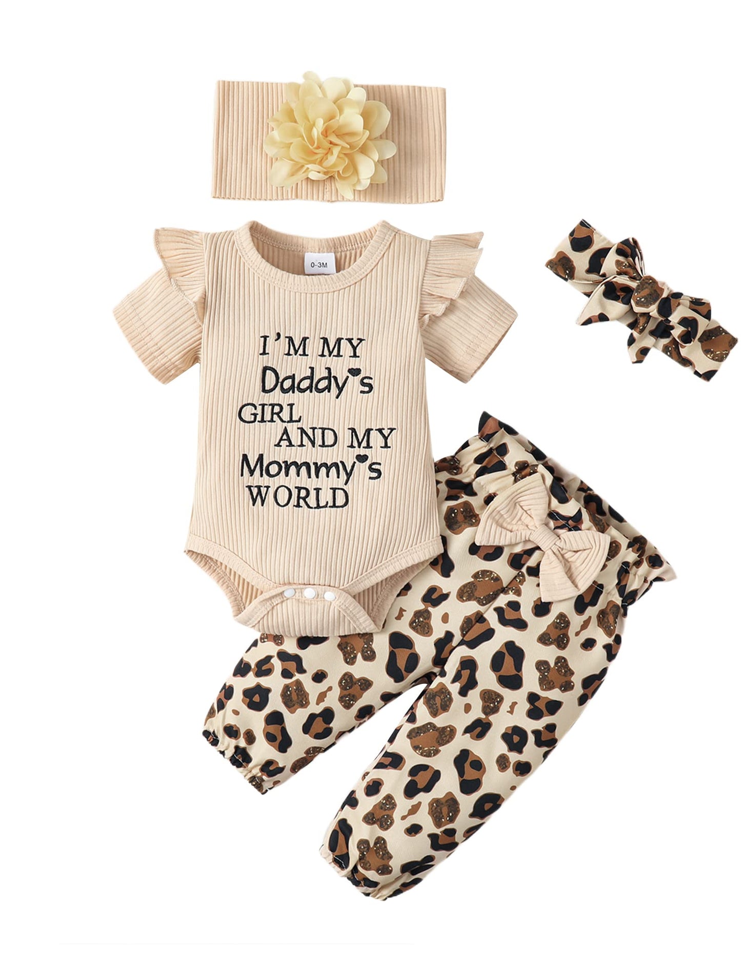 SUNNY PIGGY Newborn Infant Baby Girl Clothes Ruffle Romper Toddler Girl Floral Cotton Pant Sets Girls Clothing Outfit