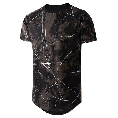 YININF Mens Hipster Hip Hop Short Sleeve Print T-Shirt Shirts Men