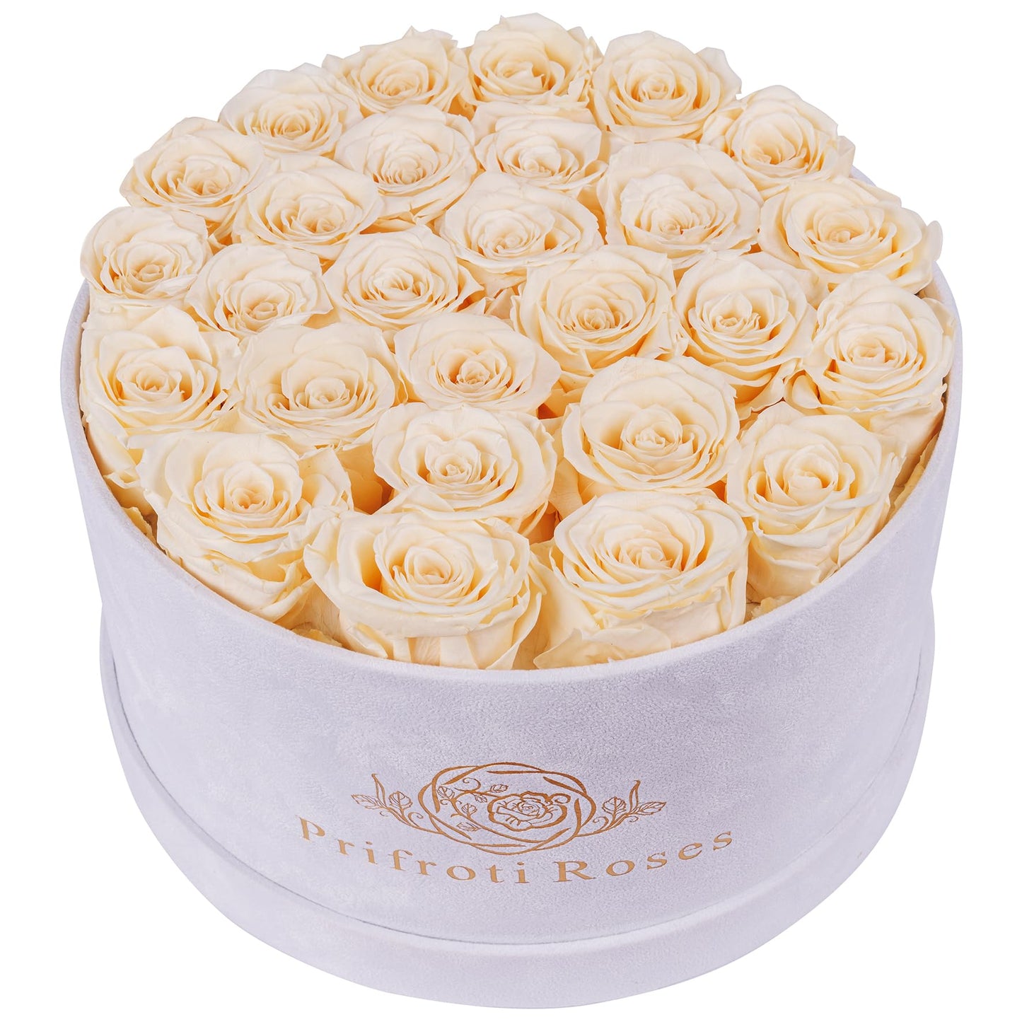 47 Flowers in a Luxury Suede Box, Birthday Gifts for Women, Preserved Flowers, Mothers Day Roses Gift for Mom, Red