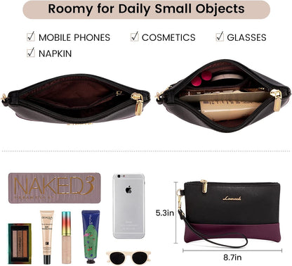 LOVEVOOK Laptop Bag for Women 15.6 Inch Tote Work Professional Leather Computer Briefcase Waterproof Handbag Shoulder Large Capacity Business Teacher Office Crossbody Purse