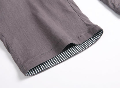 Big Boy's Casual Shorts Summer Cotton Classic Fit Drawstring Elastic Waist Beach Shorts with Pockets