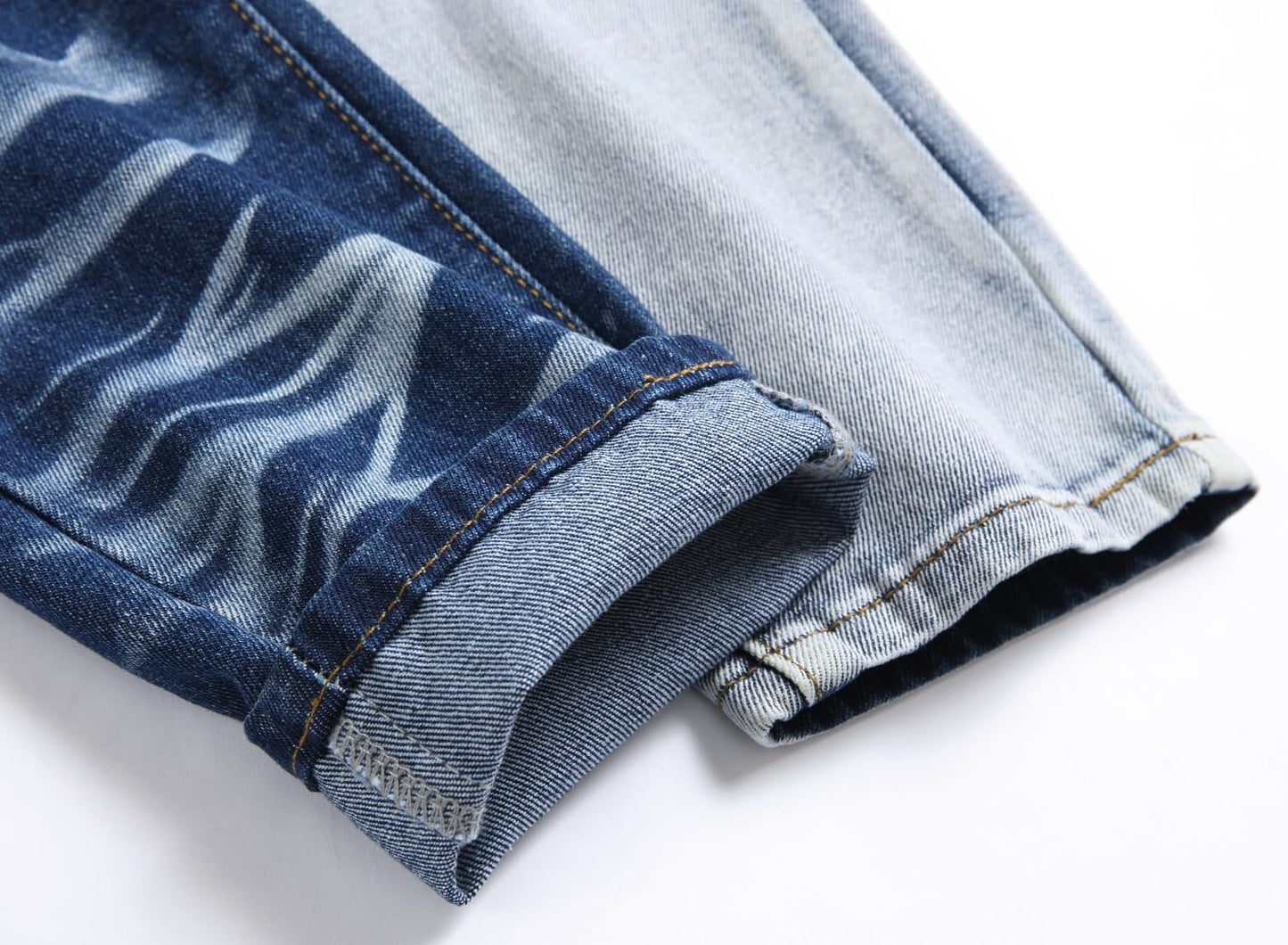 Boy's Skinny Fit Comfy Jeans Ripped Destroyed Distressed Stylish Slim Washed Denim Jeans Pants