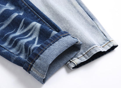Boy's Skinny Fit Comfy Jeans Ripped Destroyed Distressed Stylish Slim Washed Denim Jeans Pants