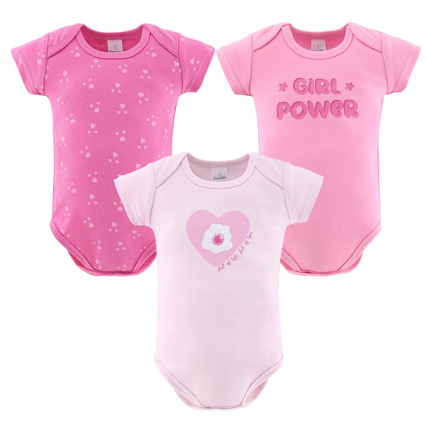 The Peanutshell Baby Girl Clothes & Essentials, Baby Layette Gift Set for Girls, Newborn Girl Gift Sets, Pretty in Pink