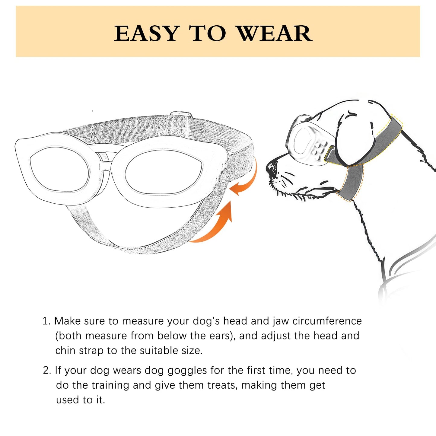 Small Dog Sunglasses UV Protection Goggles Eye Wear Protection with Adjustable Strap Doggy Heart Shape Anti-Fog Sunglasses for Pet Dogs Sun Glasses Doggie Windproof Glasses, Pink