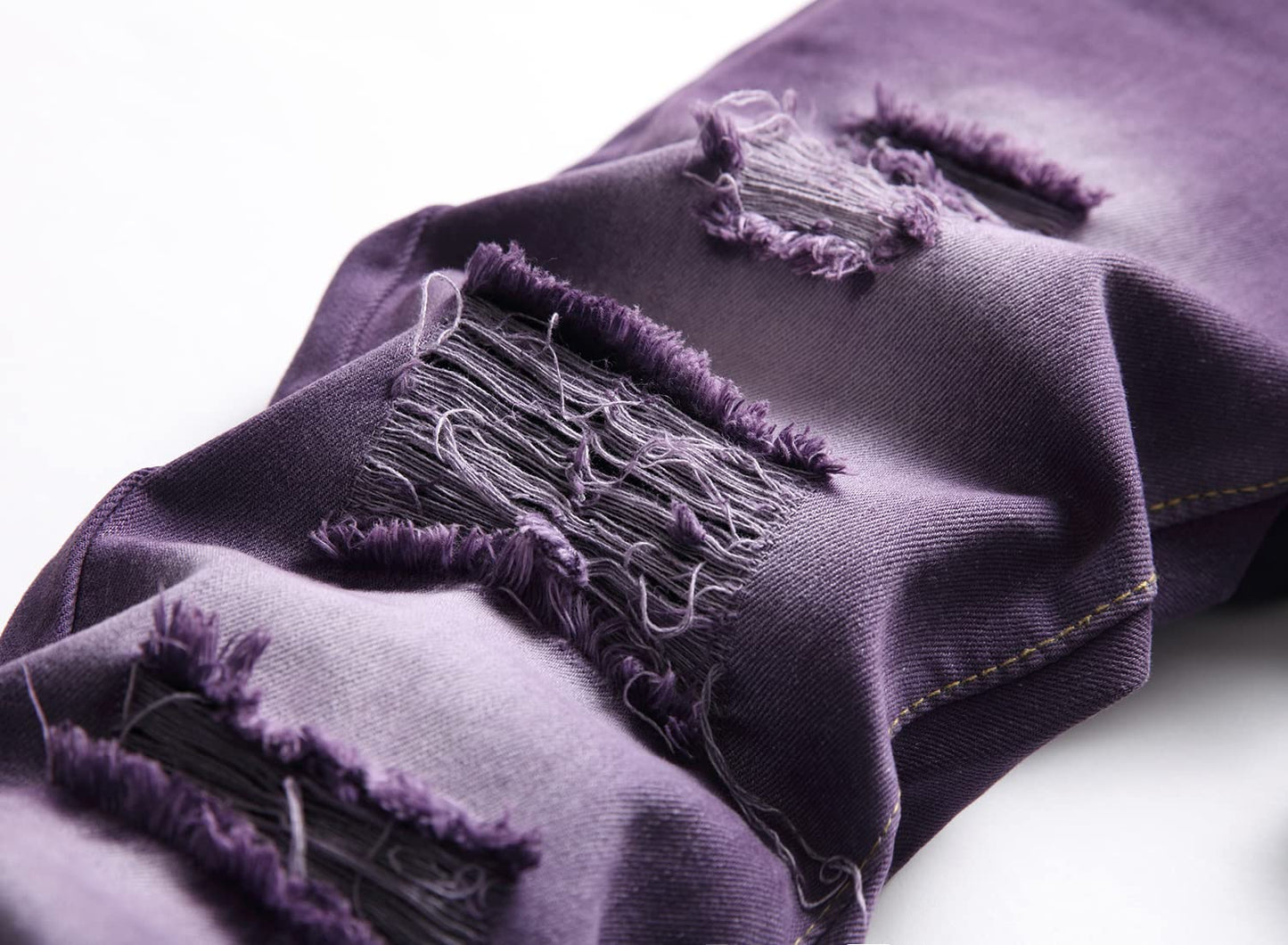 Boy's Skinny Fit Comfy Jeans Ripped Destroyed Distressed Stylish Slim Washed Denim Jeans Pants