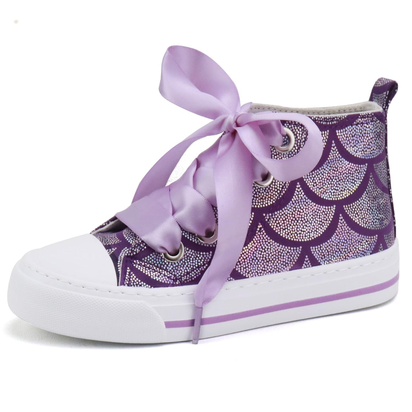 Toandon Kids Adorable Fashion High Top Casual Canvas Sneakers