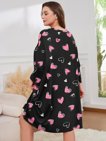 Plus Size Moo Moos for Women Oversized Sleep Shirts for Women Oversized Nightgown with Pocket Fit S-5XL